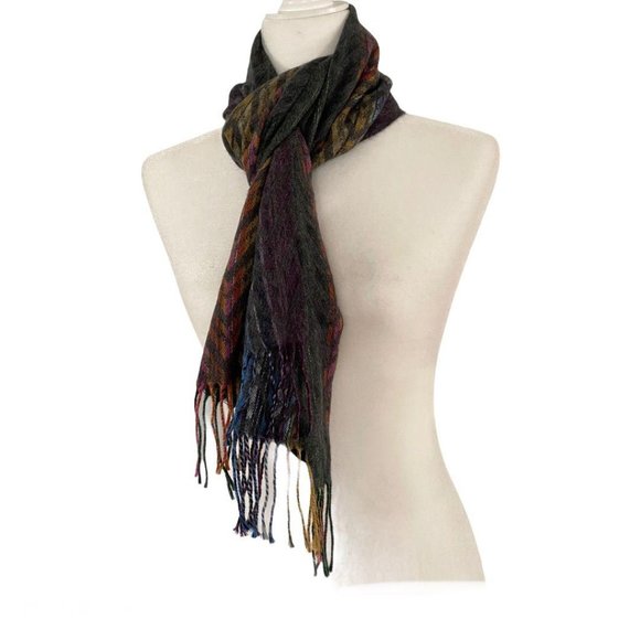 Cejon Chevron Scarf Rainbow Muffler - Picture 1 of 2